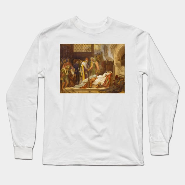 The Reconciliation of the Montagues and the Capulets by Frederic Leighton Long Sleeve T-Shirt by Classic Art Stall